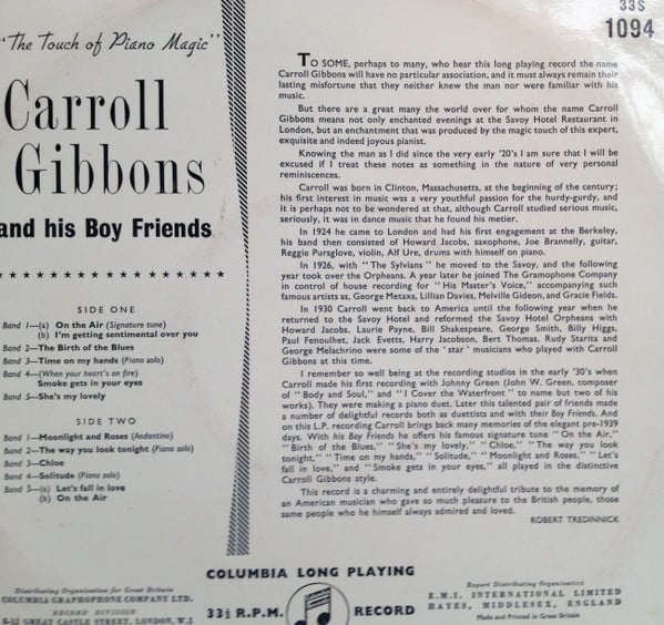 Carroll Gibbons & His Boy Friends-4