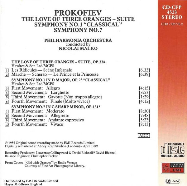 Sergei Prokofiev, Philharmonia Orchestra, Nicolai Malko-1