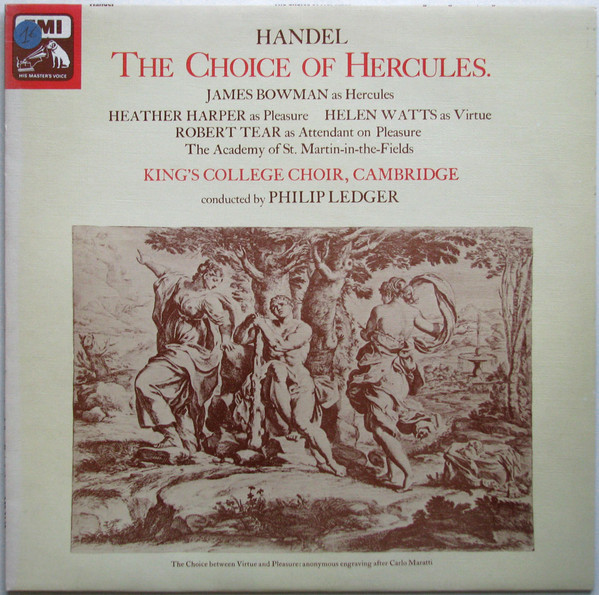 Georg Friedrich Händel - James Bowman (2) As Hercules, The King's College Choir Of Cambridge , Conducted By Philip Ledger-0