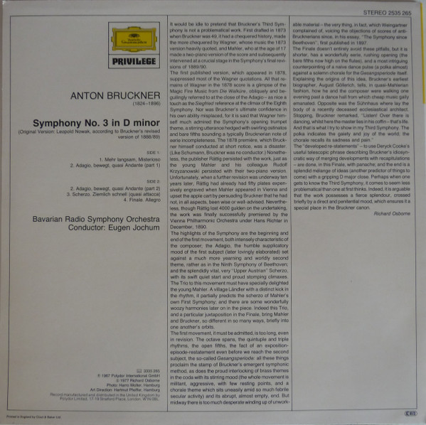 Anton Bruckner – Symphonie-Orchester Des Bayerischen Rundfunks, Eugen Jochum-1