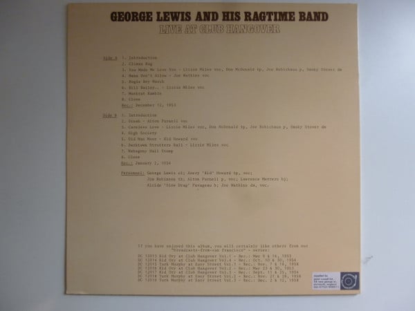 George Lewis' Ragtime Band-3