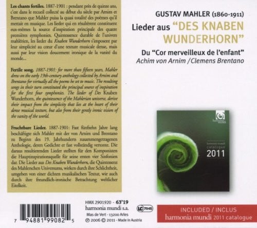 Gustav Mahler - Sarah Connolly / Dietrich Henschel, Orchestre Des Champs Elysées, Philippe Herreweghe-1