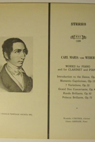 Carl Maria von Weber - Wendelin Gärtner, Günter Krieger-0