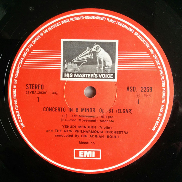 Yehudi Menuhin, Sir Adrian Boult - Sir Edward Elgar-2