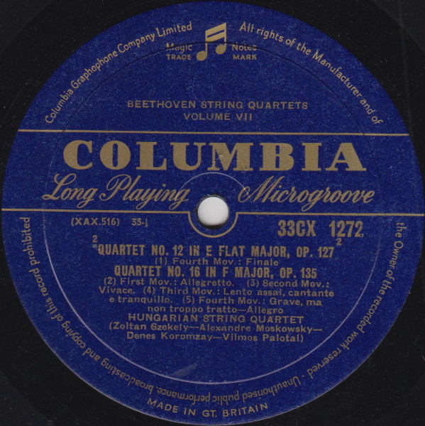 Ludwig van Beethoven, The Hungarian Quartet-3