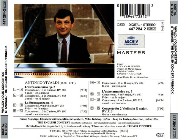 Antonio Vivaldi, The English Concert, Trevor Pinnock-1