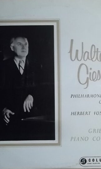 Walter Gieseking And Philharmonia Orchestra Conducted By Herbert Von Karajan-0