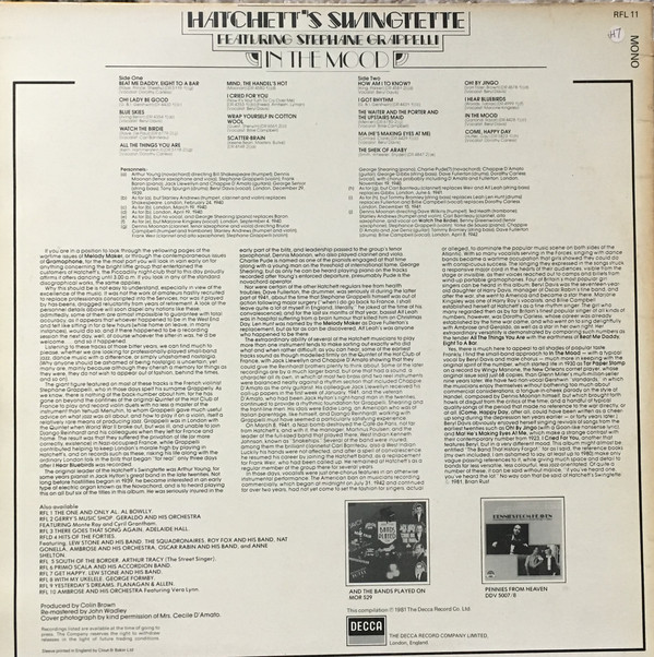 Hatchett's Swingtette Featuring Stéphane Grappelli-1