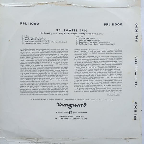 Mel Powell Trio-1