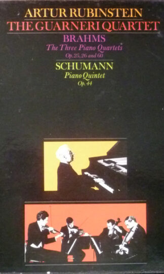 Johannes Brahms / Robert Schumann - Arthur Rubinstein, Guarneri Quartet-0