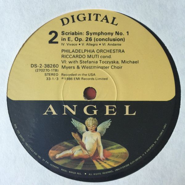 Alexander Scriabin - Riccardo Muti - Michael Myers (3), Stefania Toczyska - Westminster Symphonic Choir, The Philadelphia Orchestra-2