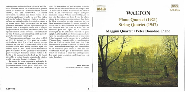 Sir William Walton - The Maggini Quartet, Peter Donohoe-4