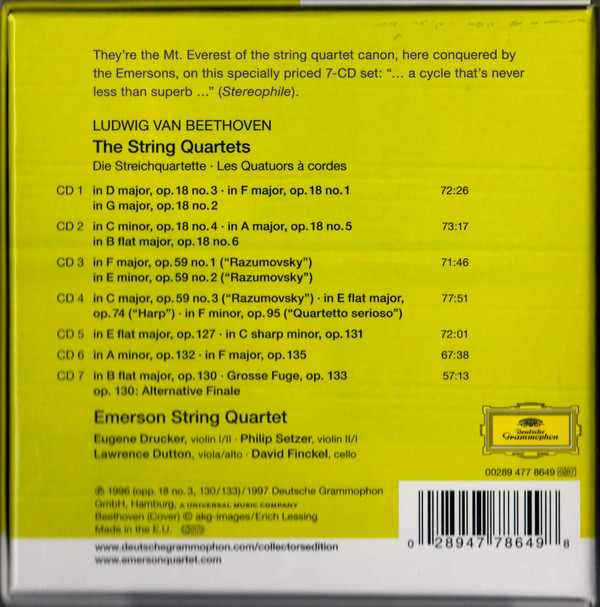 Ludwig van Beethoven, Emerson String Quartet-1
