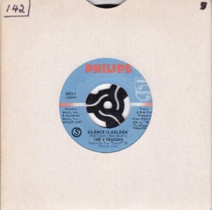 Rag Doll / Silence Is Golden 7" (US 1969):The 4 Seasons - Image 2