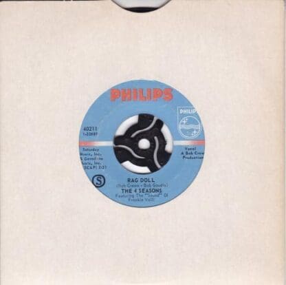 Rag Doll / Silence Is Golden 7" (US 1969):The 4 Seasons