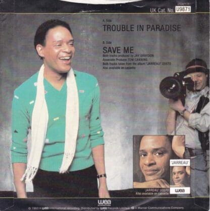 Trouble In Paradise 7" (UK 1983):Al Jarreau - Image 2