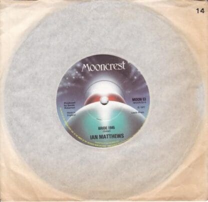 Bride 1945 7" (UK 1977):Ian Matthews