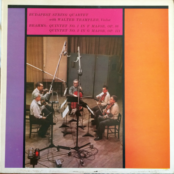 Walter Trampler / Budapest String Quartet / Johannes Brahms-0