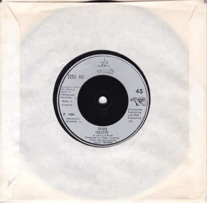 New Romance (It's A Mystery) 7" (UK 1980):Spider - Image 2