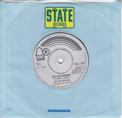 Remember / Bye Bye Barbara 7" (UK 1973):Bay City Rollers - Image 2