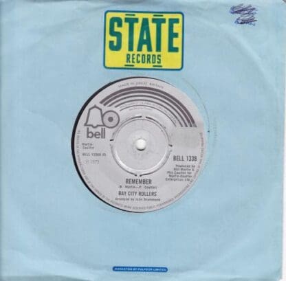 Remember / Bye Bye Barbara 7" (UK 1973):Bay City Rollers