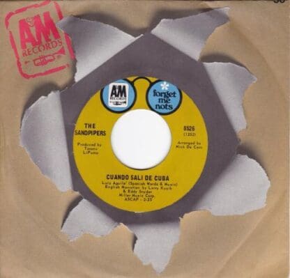Guantanamera / Cuando Sali De Cuba 7" (UK 1969):The Sandpipers - Image 2