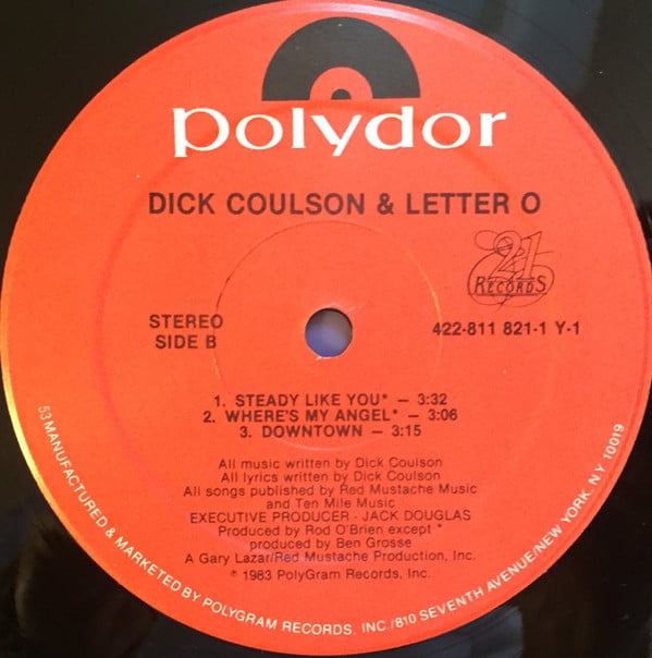 Dick Coulson, Letter O-3