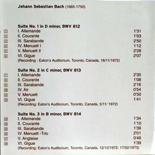 Johann Sebastian Bach - Glenn Gould-3