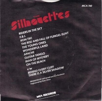Hot Licks 7" (UK 1981):The Silhouettes (3) - Image 2