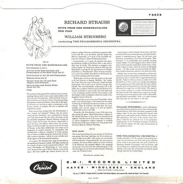Richard Strauss / William Steinberg, Philharmonia Orchestra-2