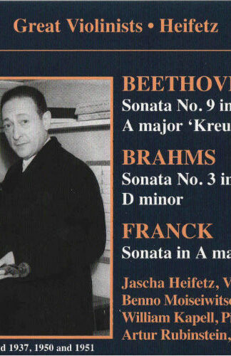 Jascha Heifetz, Ludwig van Beethoven, Johannes Brahms, César Franck-0
