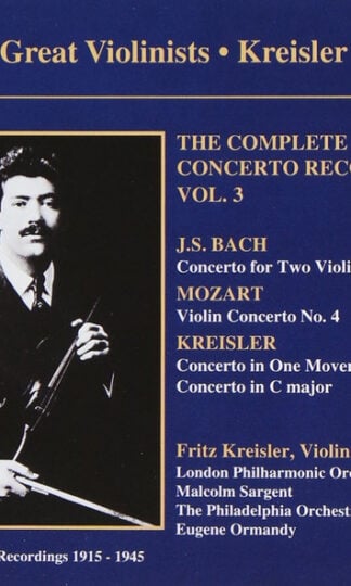 Johann Sebastian Bach, Wolfgang Amadeus Mozart, Niccolò Paganini, Fritz Kreisler, Fritz Kreisler, Various-0