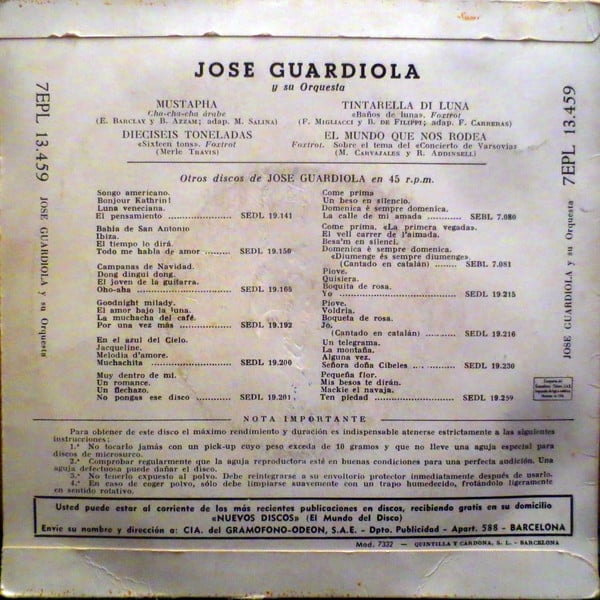 Jose Guardiola Y Su Orquesta-1