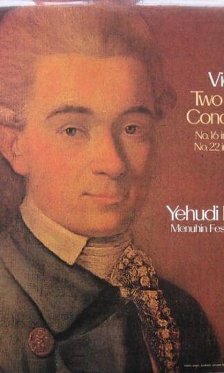 Viotti: Two Violin Concertos No.16 In E Minor & No.22 In A Minor:Yehudi Menuhin