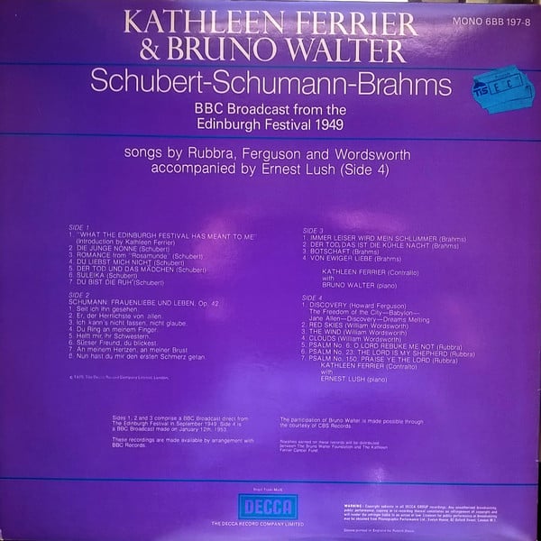 Kathleen Ferrier & Bruno Walter-1