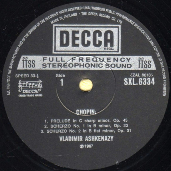 Frédéric Chopin, Vladimir Ashkenazy-2