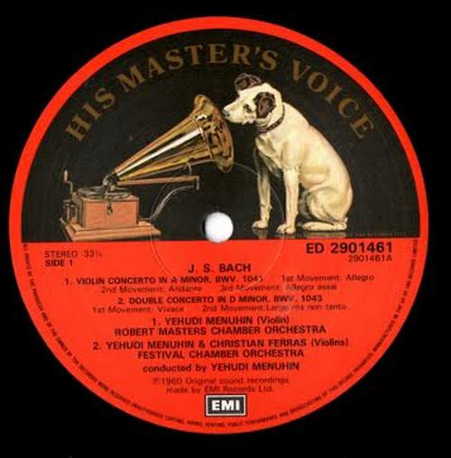 Johann Sebastian Bach, Yehudi Menuhin, Christian Ferras, Robert Masters Chamber Orchestra, Bath Festival Chamber Orchestra-3
