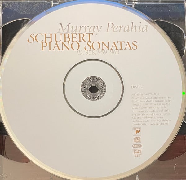 Murray Perahia, Franz Schubert-3
