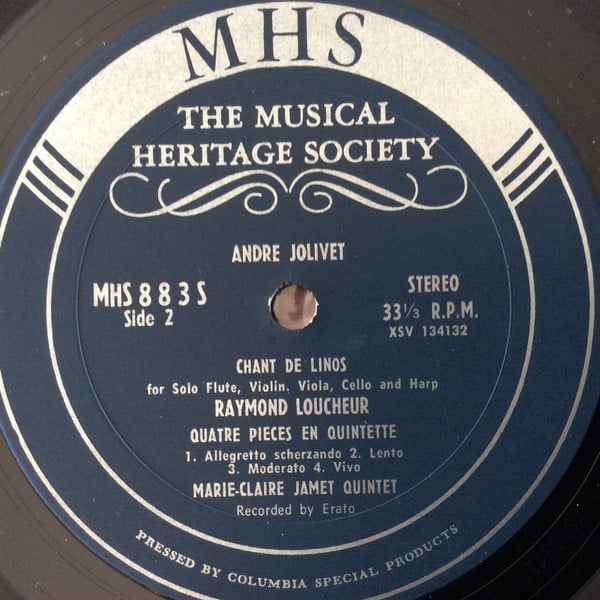 Jacques Ibert, Jean Françaix, André Jolivet, Raymond Loucheur - Quintette Marie-Claire Jamet-2