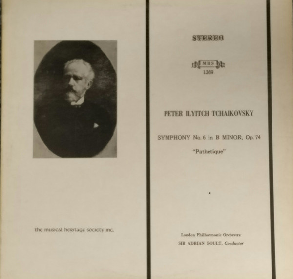 Pyotr Ilyich Tchaikovsky, London Philharmonic Orchestra, Sir Adrian Boult-0