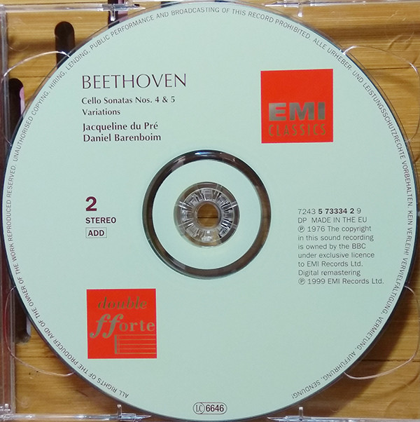 Ludwig van Beethoven - Jacqueline du Pré, Daniel Barenboim-2