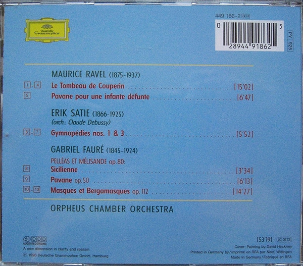 Erik Satie, Maurice Ravel, Gabriel Fauré, Orpheus Chamber Orchestra-1