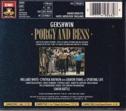 Gershwin: Porgy And Bess CD:Simon Rattle - Image 2