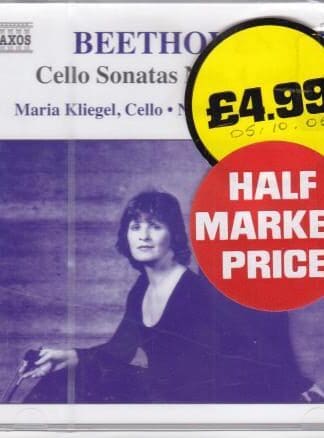 Beethoven: Music For Cello And Piano Vol. 3 CD [NEW & SEALED]:Maria Kliegel & Nina Tichman