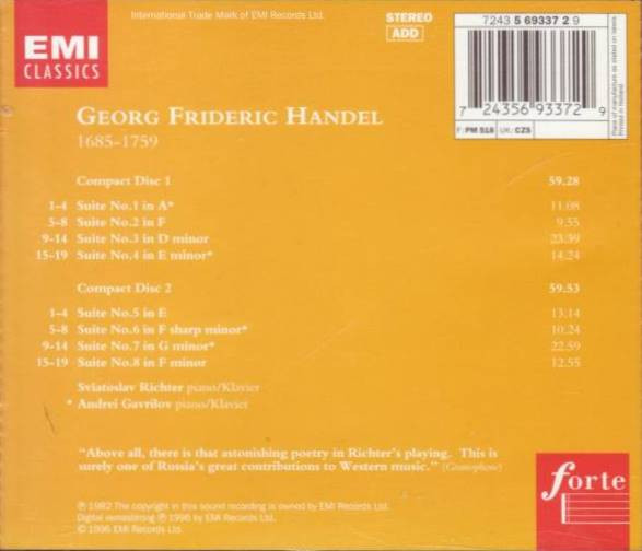 Georg Friedrich Händel - Andrei Gavrilov, Sviatoslav Richter-1