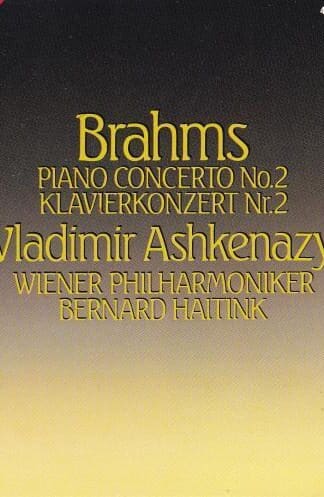 Brahms: Piano Concerto No. 2 CD:Vladimir Ashkenazy