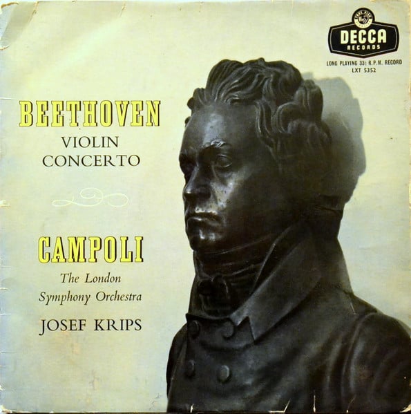 Ludwig Van Beethoven - Alfredo Campoli, London Symphony Orchestra, Josef Krips-0