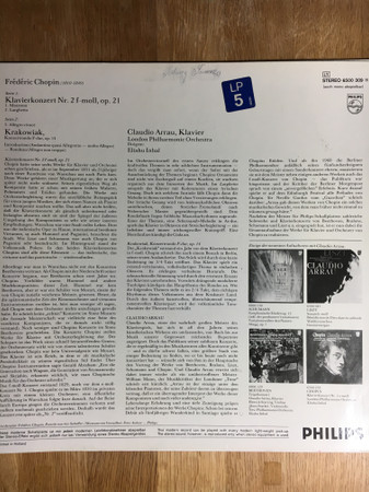 Frédéric Chopin, Claudio Arrau, London Philharmonic Orchestra, Eliahu Inbal-3