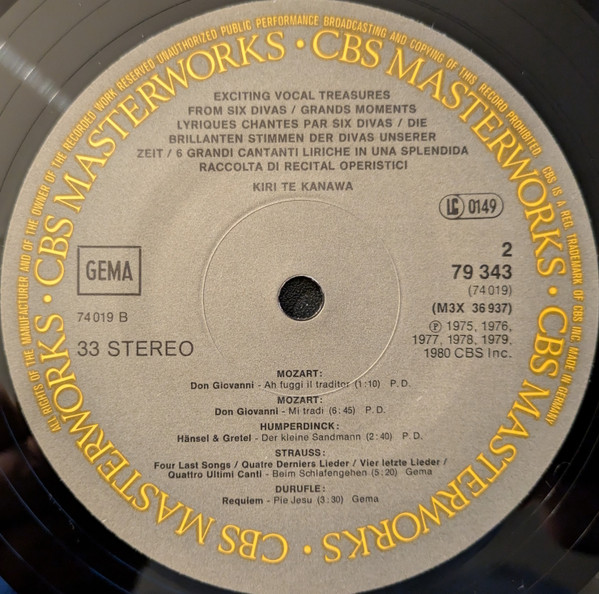 Marilyn Horne, Montserrat Caballé, Ileana Cotrubas, Renata Scotto, Kiri Te Kanawa, Frederica von Stade-3