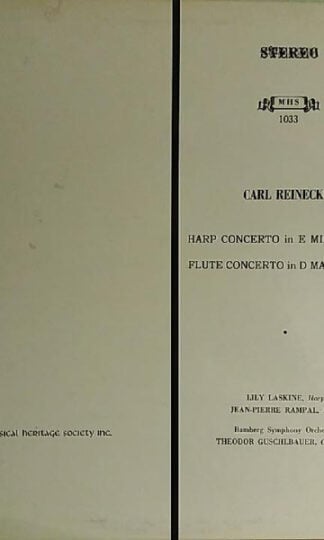 Carl Reinecke, Lily Laskine, Jean-Pierre Rampal, Bamberger Symphoniker, Theodor Guschlbauer-0